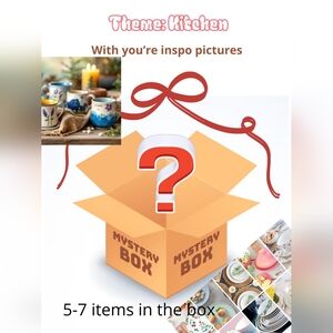 Kitchen Mystery Box, Include Dinnerware, Storage, Bakeware, Etc.
